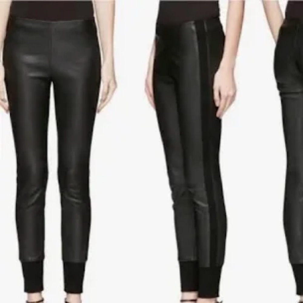 Vince Leather Leggings.